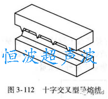 十字交叉型超声波熔接线